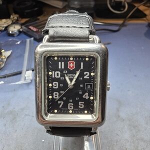 Victorinox Swiss Army Cavalry Rectangle Swiss Made Men's Watch